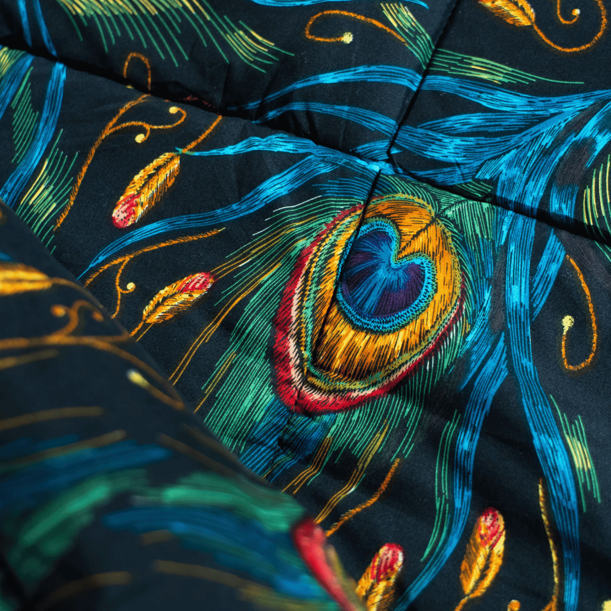 Zelesta Wonderbed 4 Seasons Double - Peacock Feathers