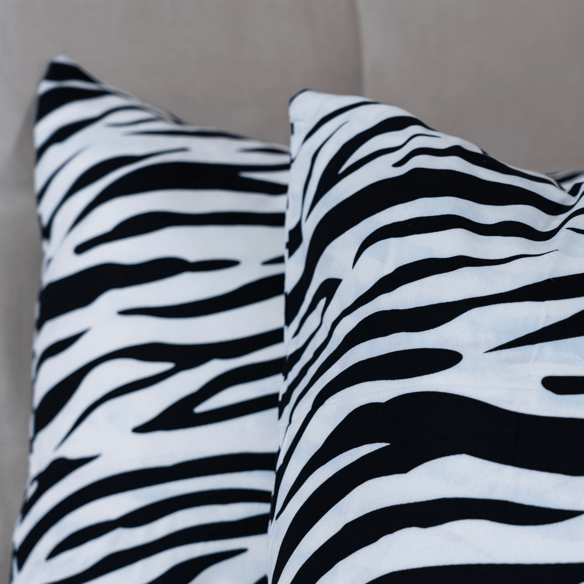 Zelesta Comfort Design Kussensloop Set Van 2 - Zebra Skin