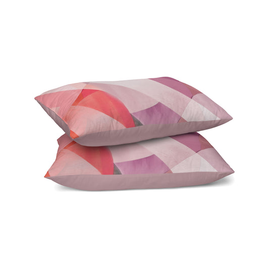Zelesta Comfort Design Naadloze Kussensloop Set Van 2 - Colour Block Pink