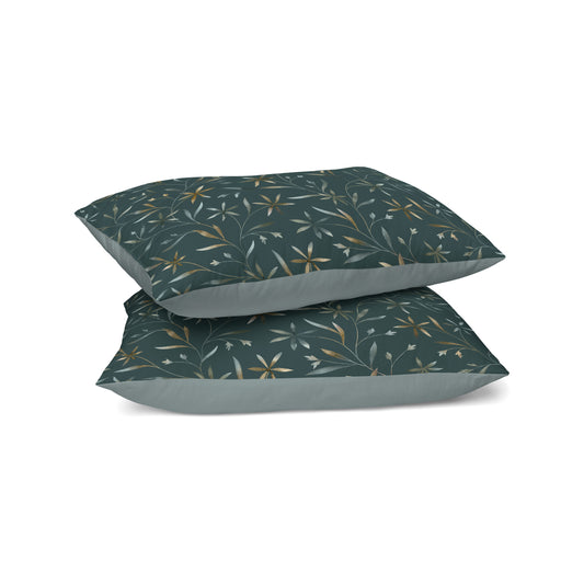 Zelesta Comfort Design Naadloze Kussensloop Set Van 2 - Delicate Floral Green