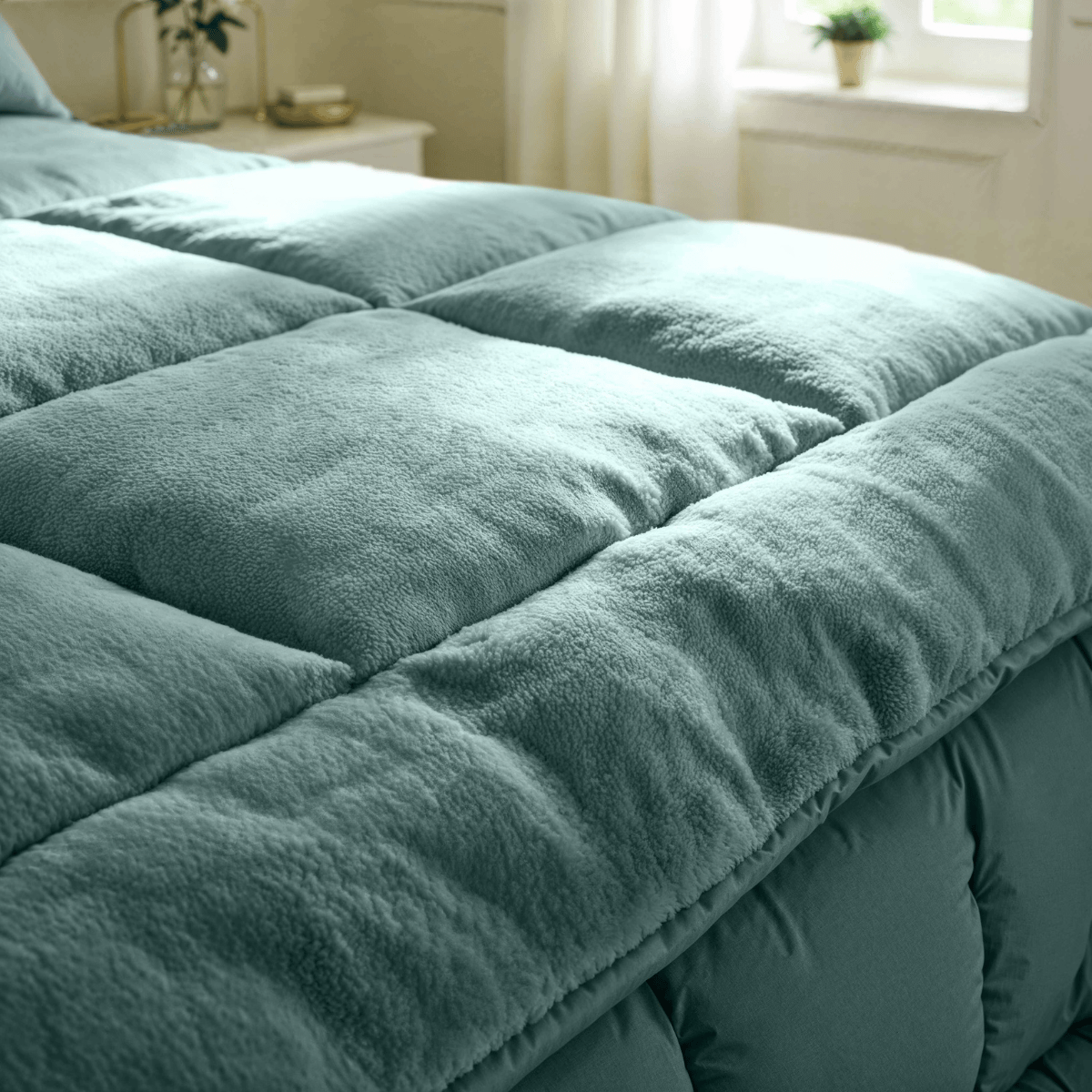 Zelesta Special Teddy Dekbed - Groen
