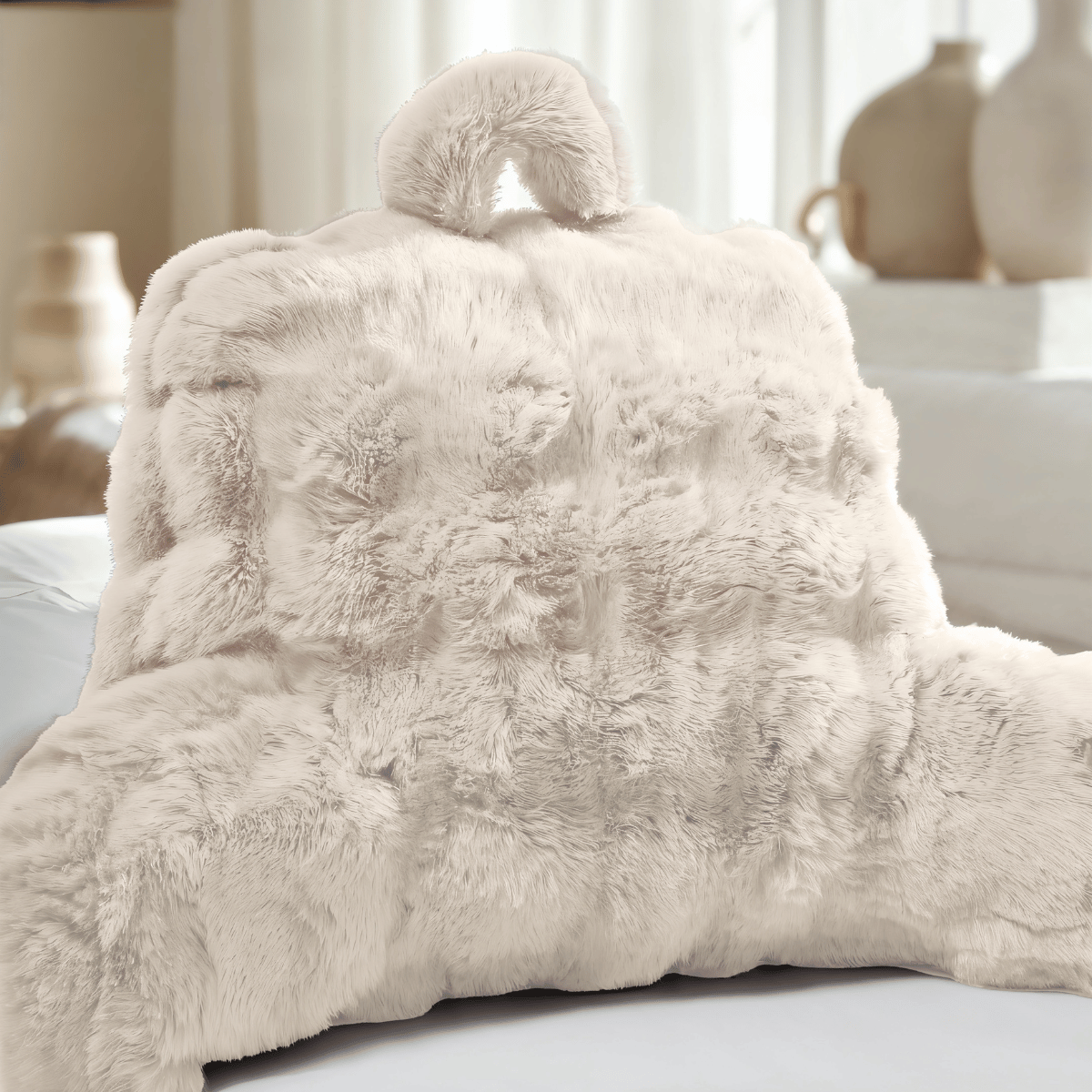 Zelesta Bedrest Pompom - Beige