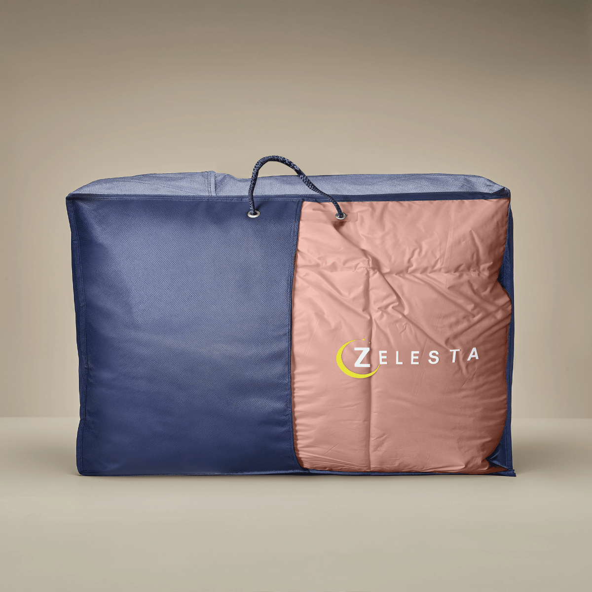 Zelesta Deluxe Duo Percale Cotton Duvet - Salmon & Peach