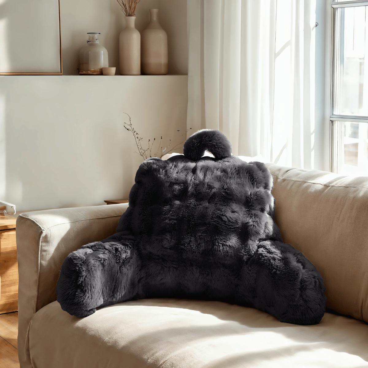 Zelesta Bedrest Pompom - Antraciet