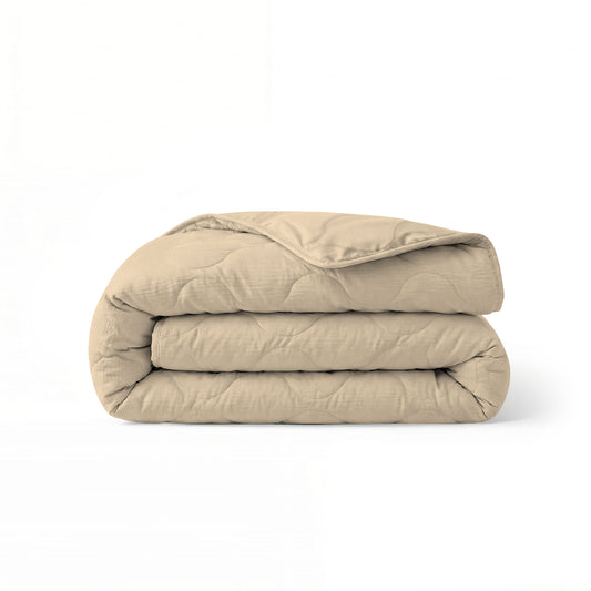 Zelesta Special Muslin Summer Duvet - Soft Butter Yellow