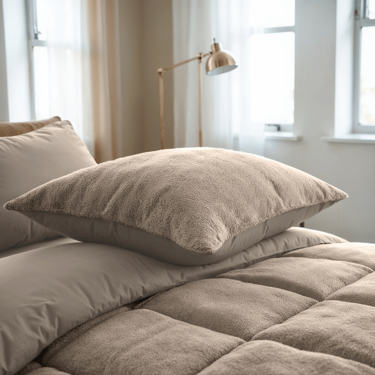 Zelesta Teddybed - Taupe