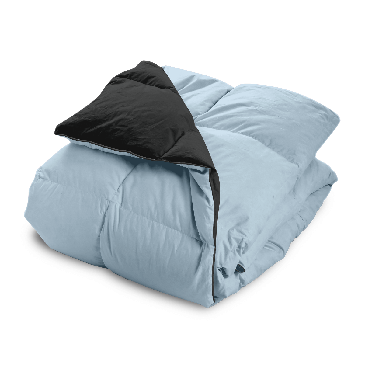 Zelesta Wonderbed Cotton Down - Sky Blue & Black