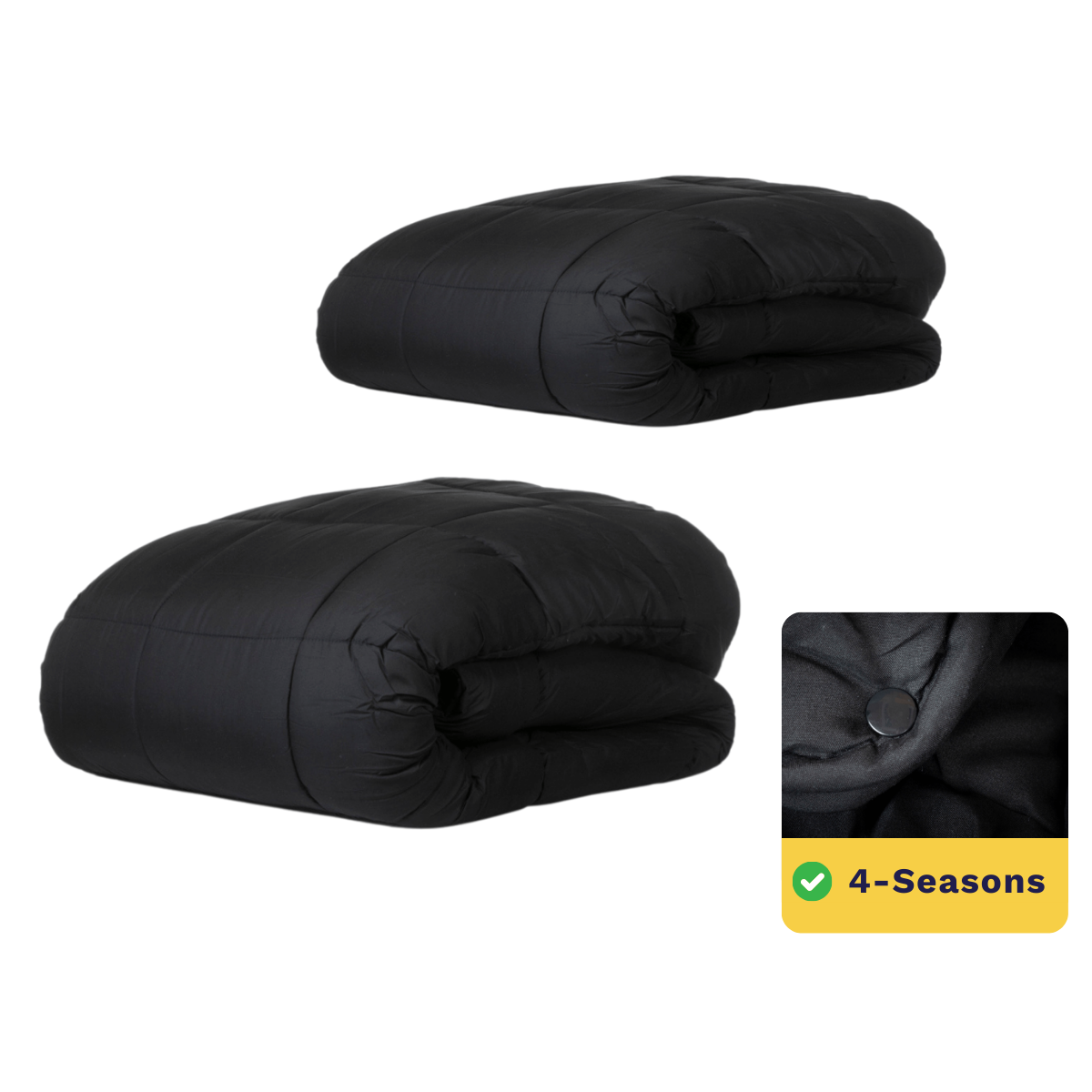 Packshot van Zelesta Wonderbed 4 Seasons Double - Black