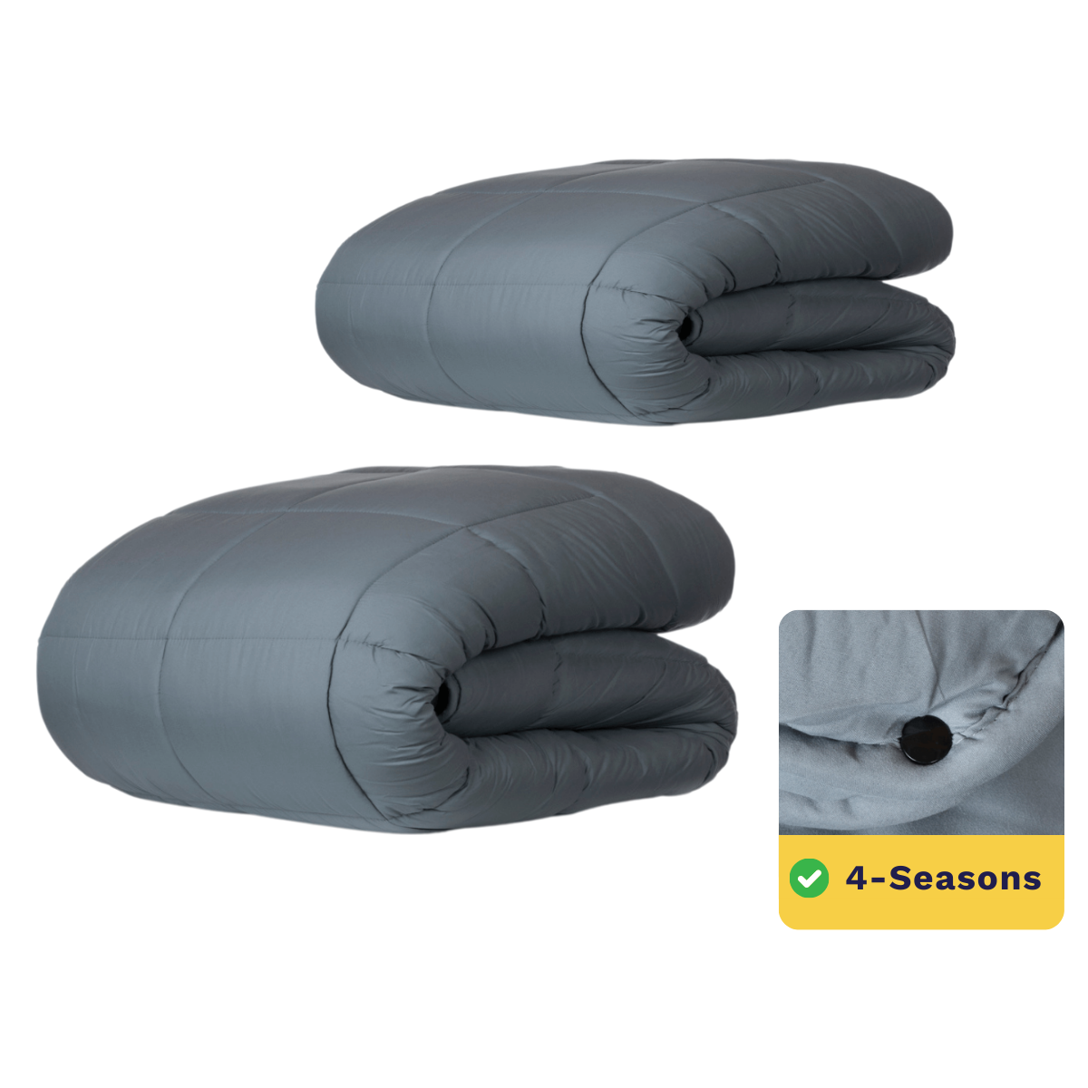 Packshot van Zelesta Wonderbed 4 Seasons Double - Grey