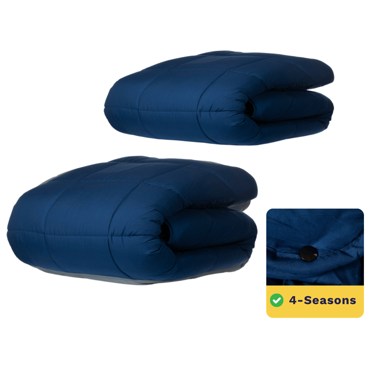 Packshot van Zelesta Wonderbed 4 Seasons Double - Navy