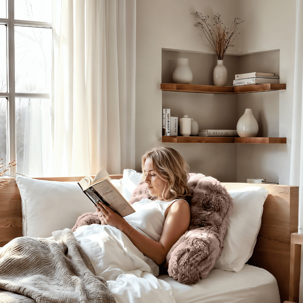 Zelesta Bedrest Pompom - Taupe