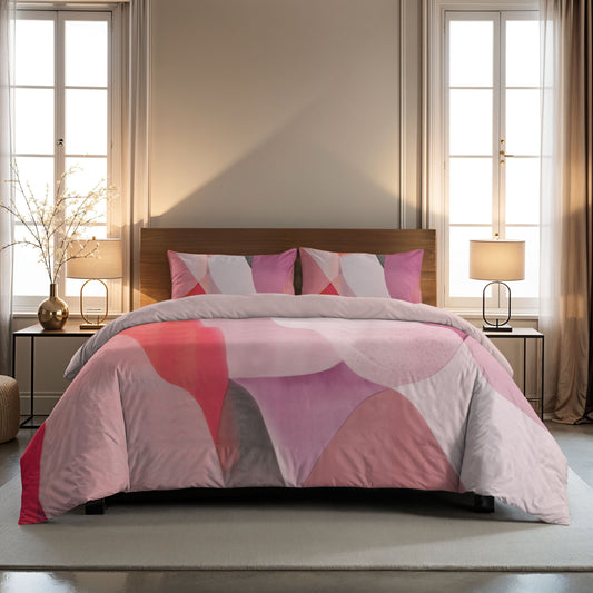 Zelesta Comfort Design Naadloos Dekbed - Colour Block Pink