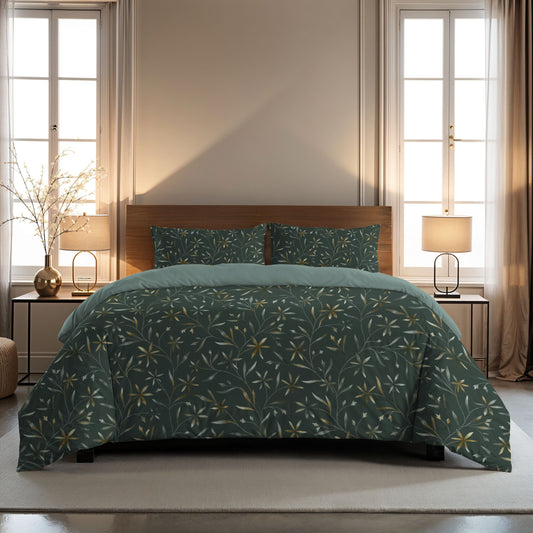 Zelesta Comfort Design Naadloos Dekbed - Delicate Floral Green