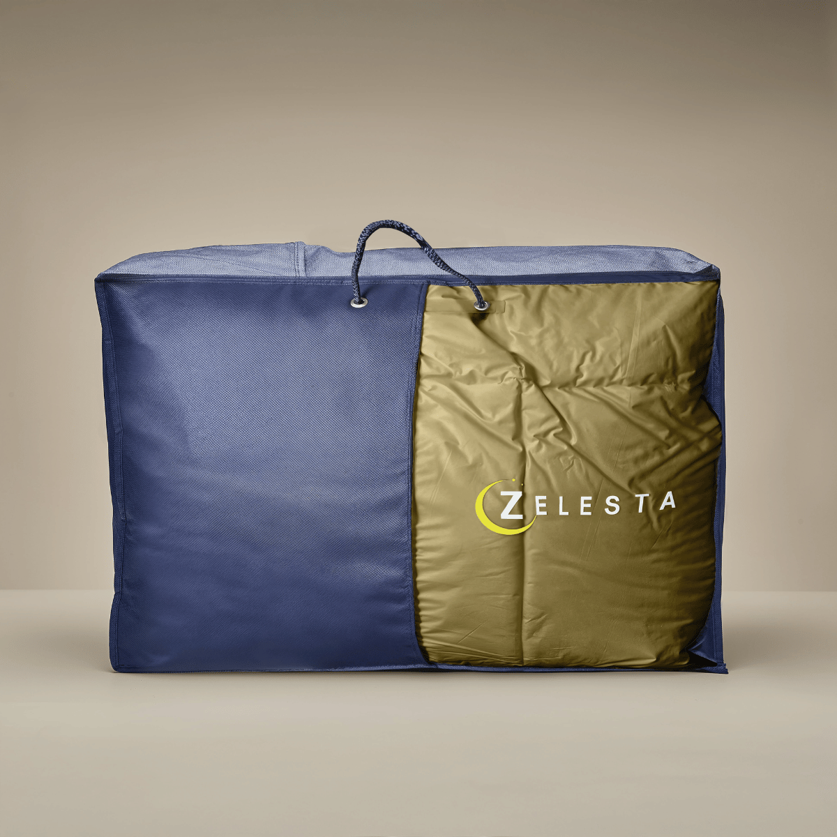 Zelesta Deluxe Uni Satin Cotton Duvet - Ochre Yellow