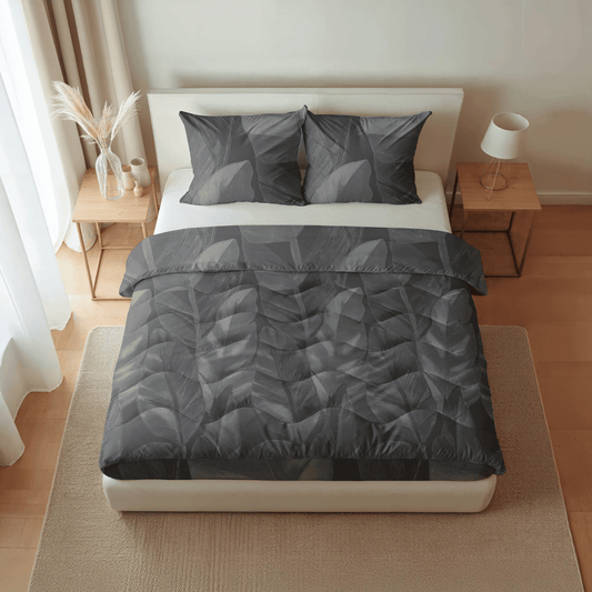 Zelesta Pure Design Katoenen Kussensloop Set van 2 - Black Swan