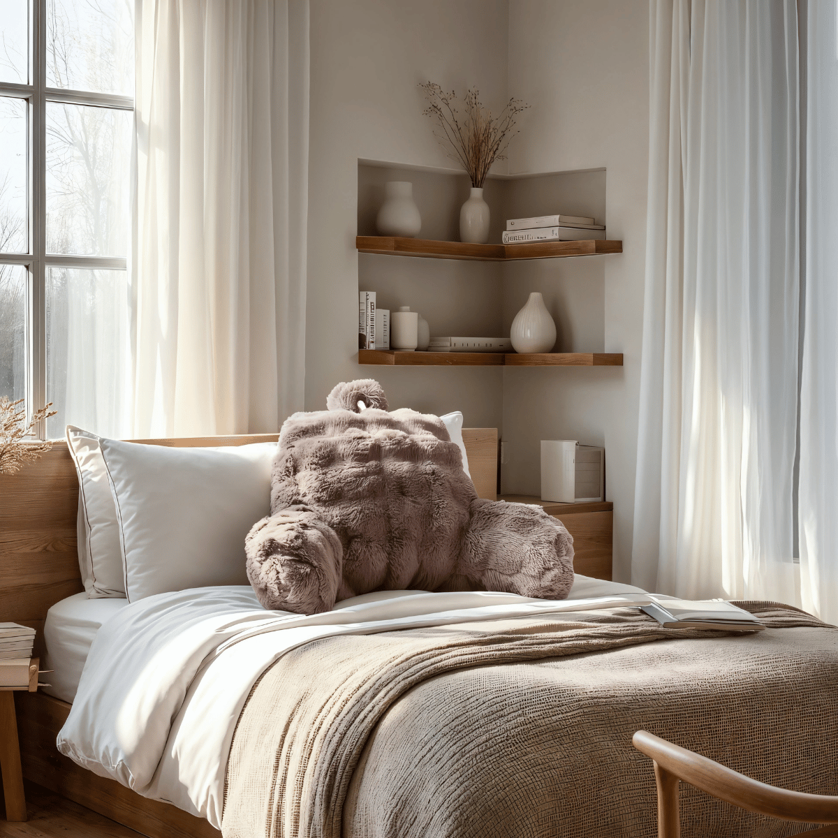 Zelesta Bedrest Pompom - Taupe