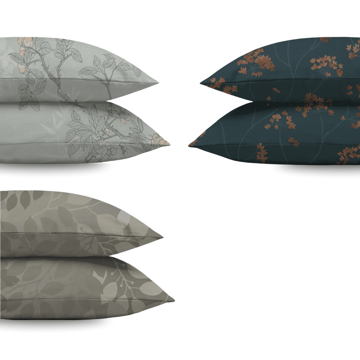 Packshot van Royalbed kussensloop Bundel - Forest & Flowers