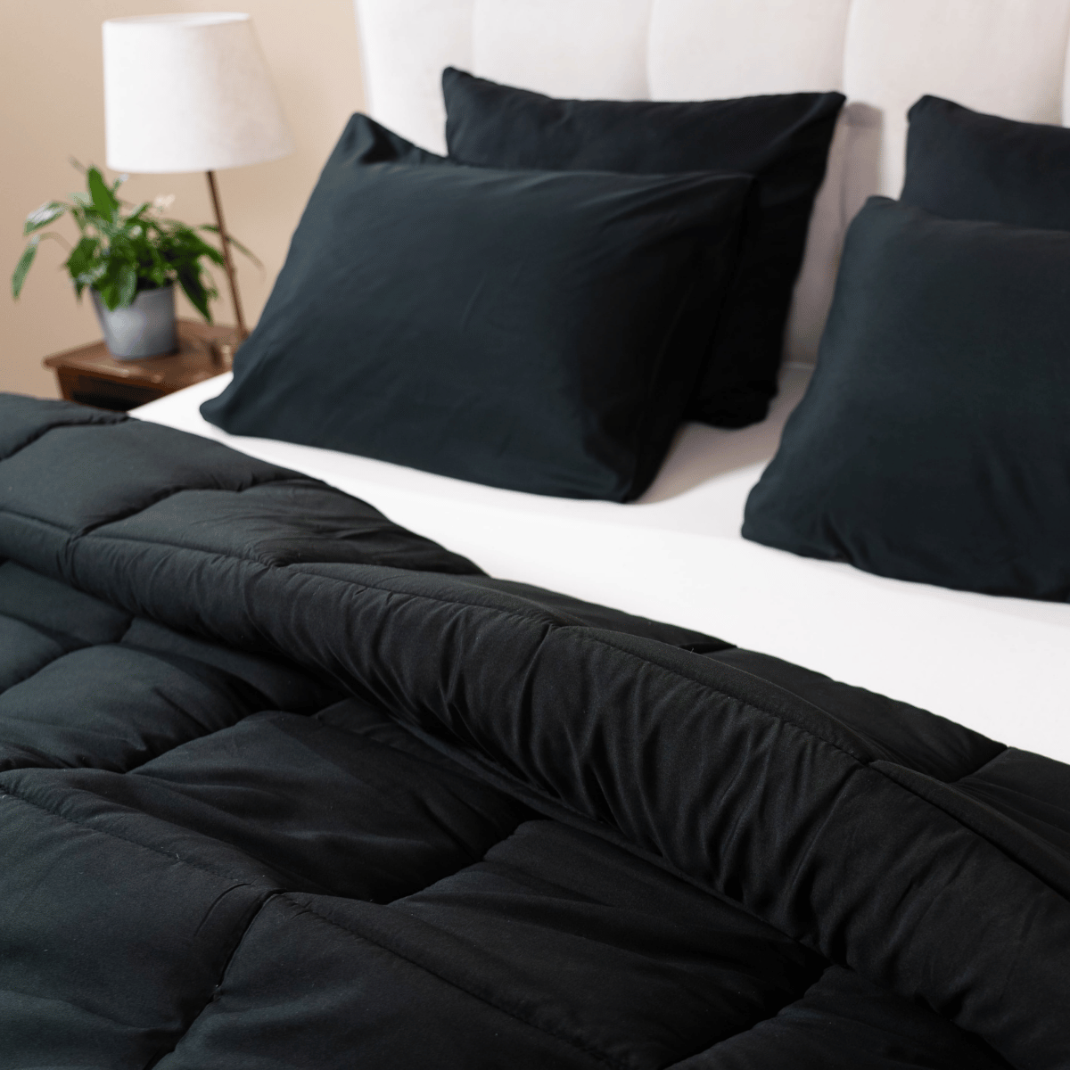 Zelesta Wonderbed Kussensloop Set van 2 - Black