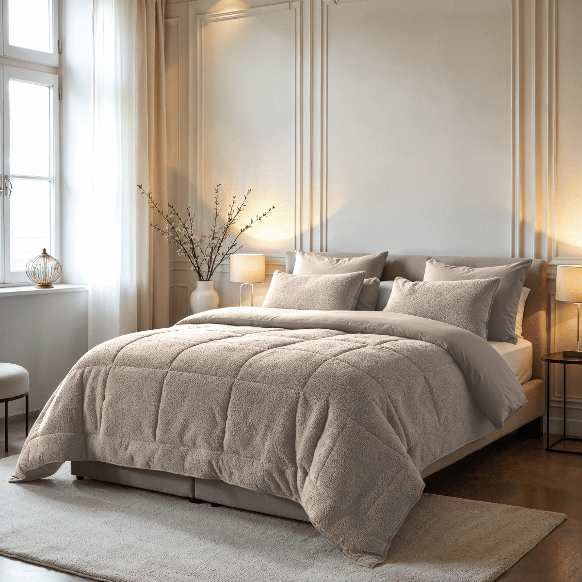 Zelesta Teddybed - Taupe