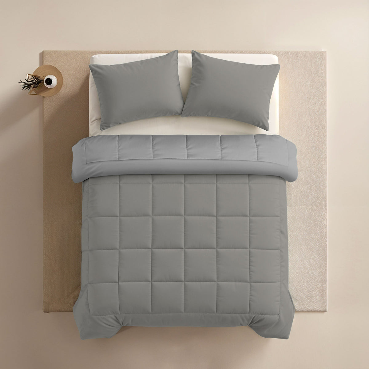 Zelesta Comfort Duo Kussensloop - Grijs