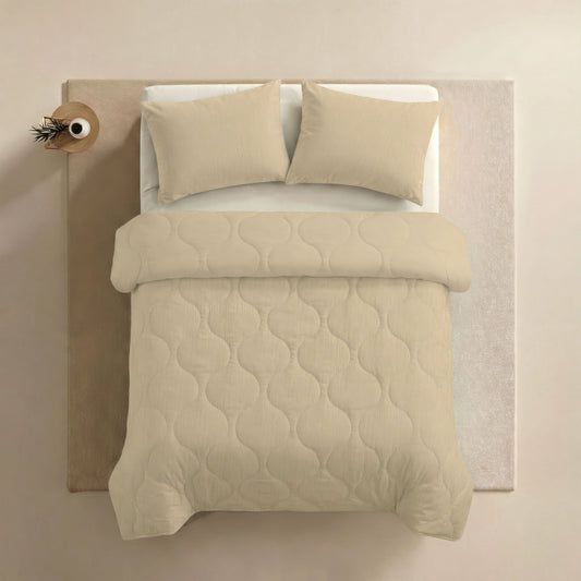 Zelesta Special Muslin Pillowcase Set Of 2 - Soft Butter Yellow