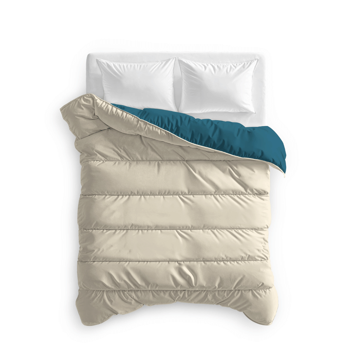 Zelesta Royalbed - Petrol & Sand Beach