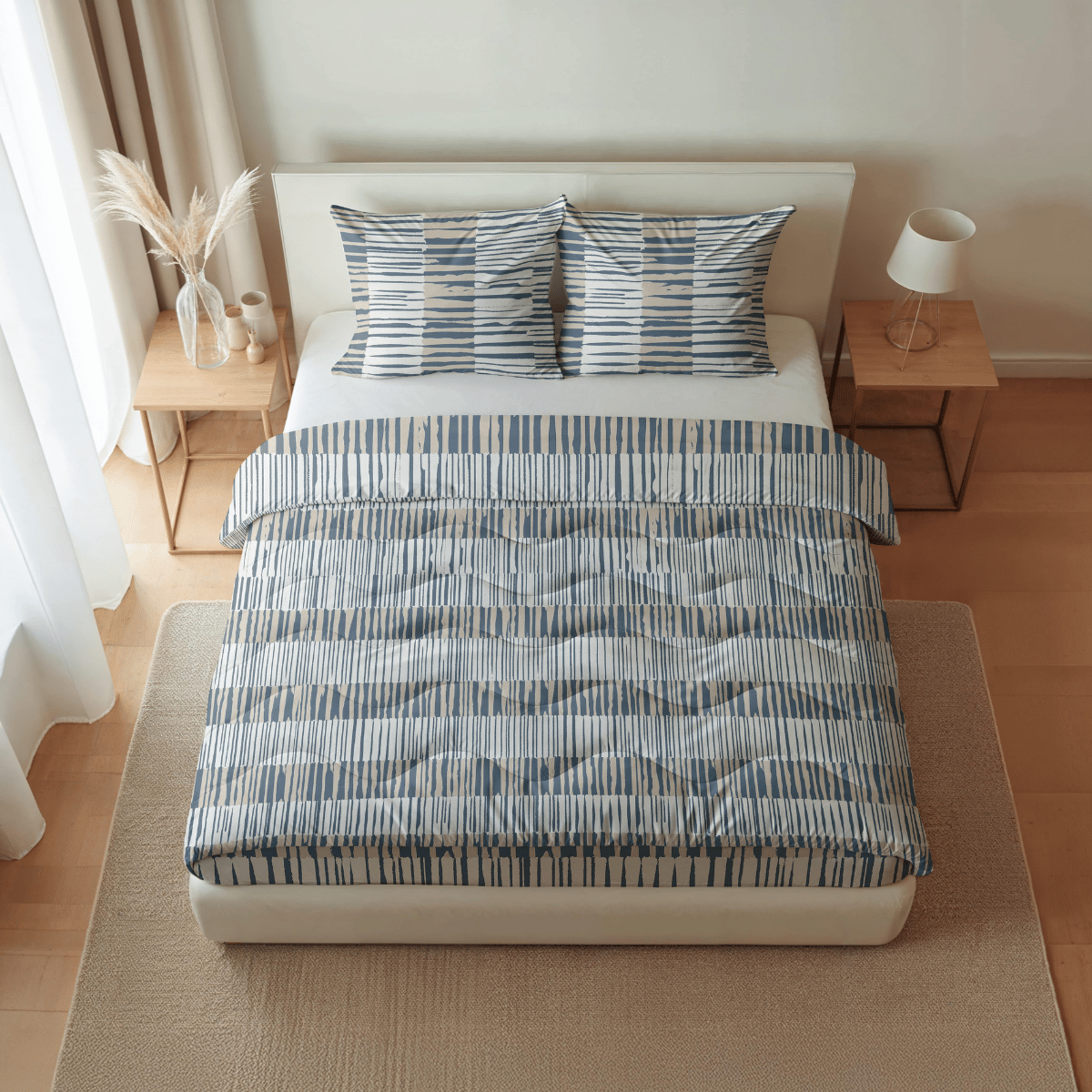 Zelesta Pure Design Katoenen Kussensloop Set van 2 - Checkerboard