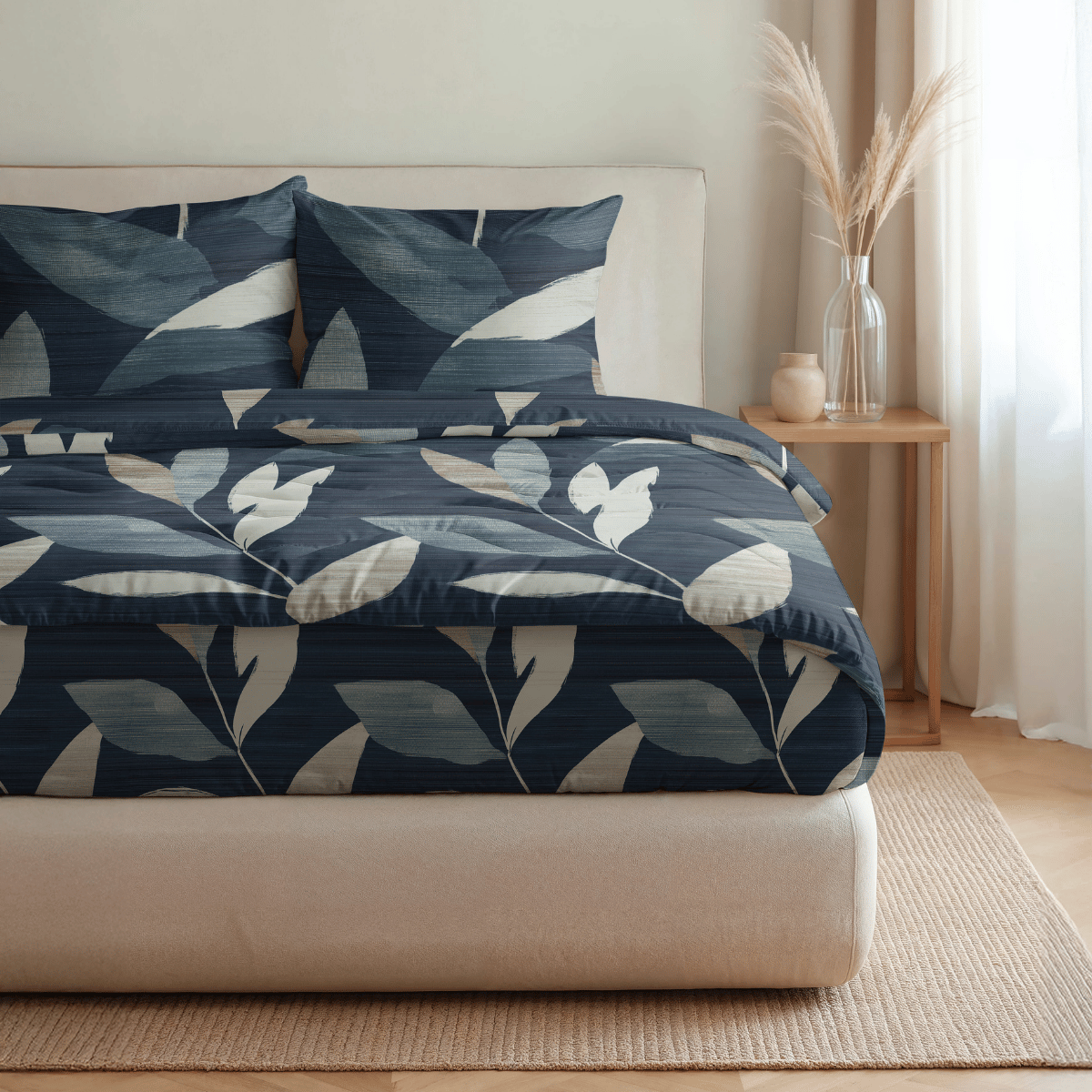 Zelesta Royalbed Katoen - Dark Leaves