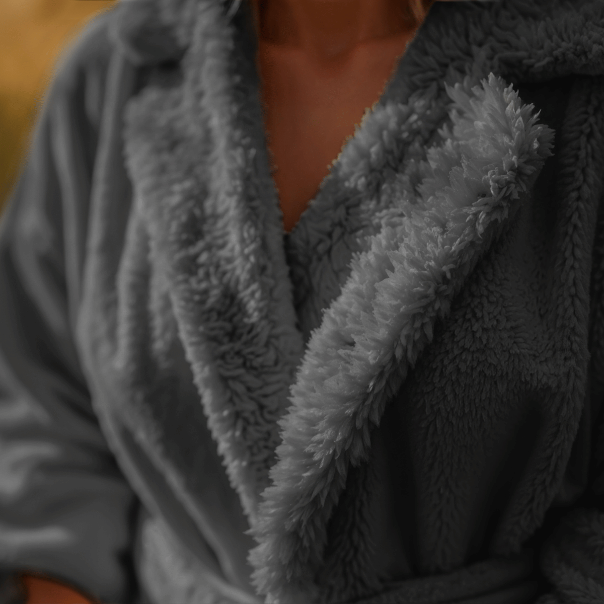 Zelesta Teddy Bathrobe – Anthracite image