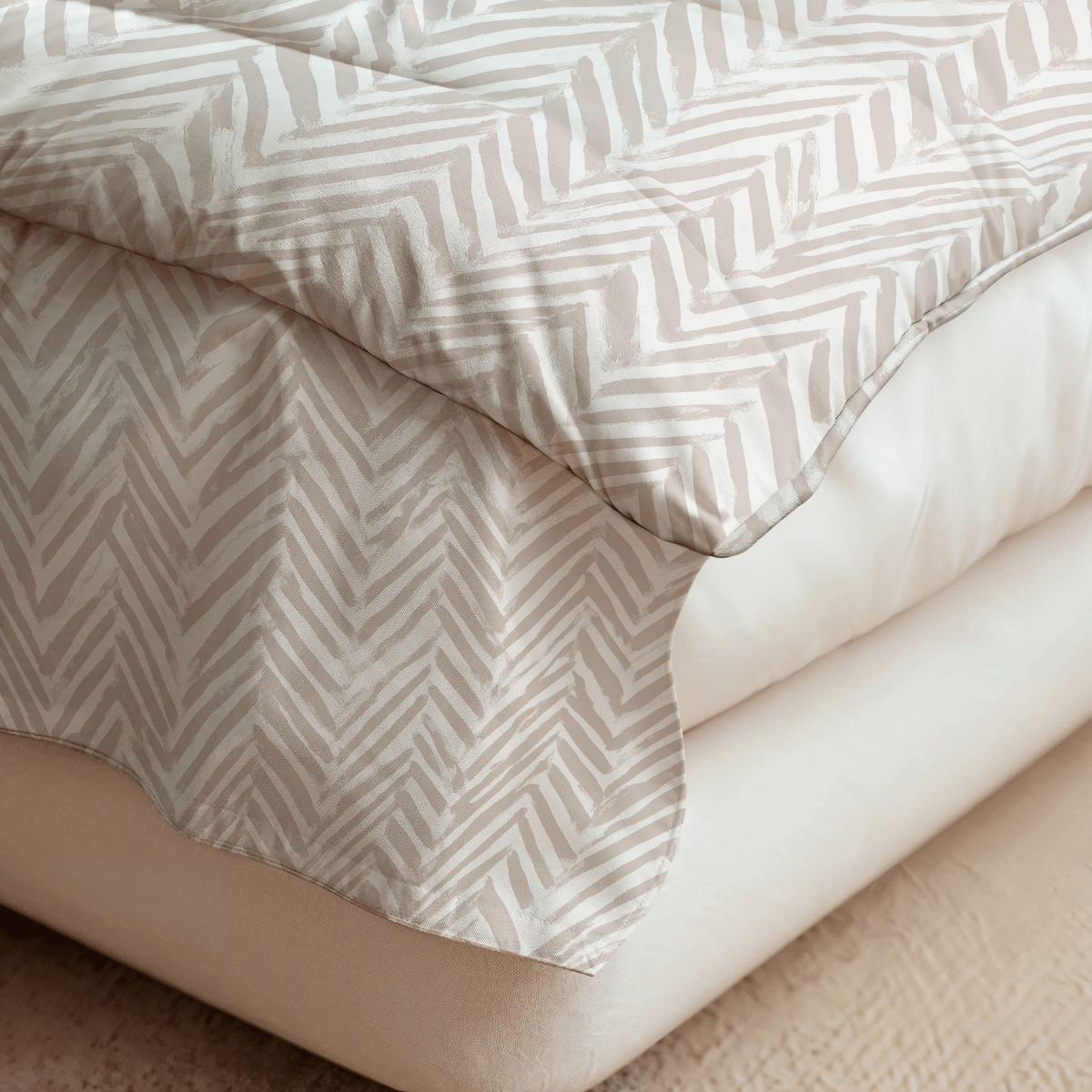 Zelesta Pure Design Cotton Duvet - Ethnic Cream