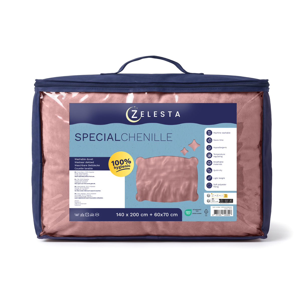 Zelesta Special Kids Chenille Duvet - Soft Red