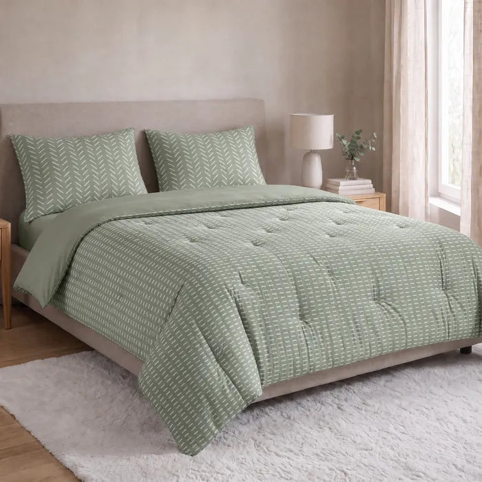 Zelesta Comfort Design Kussensloop Set Van 2 - Olive Stitches