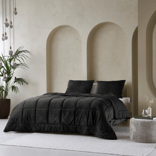Zelesta Special Velvet Duvet - Black