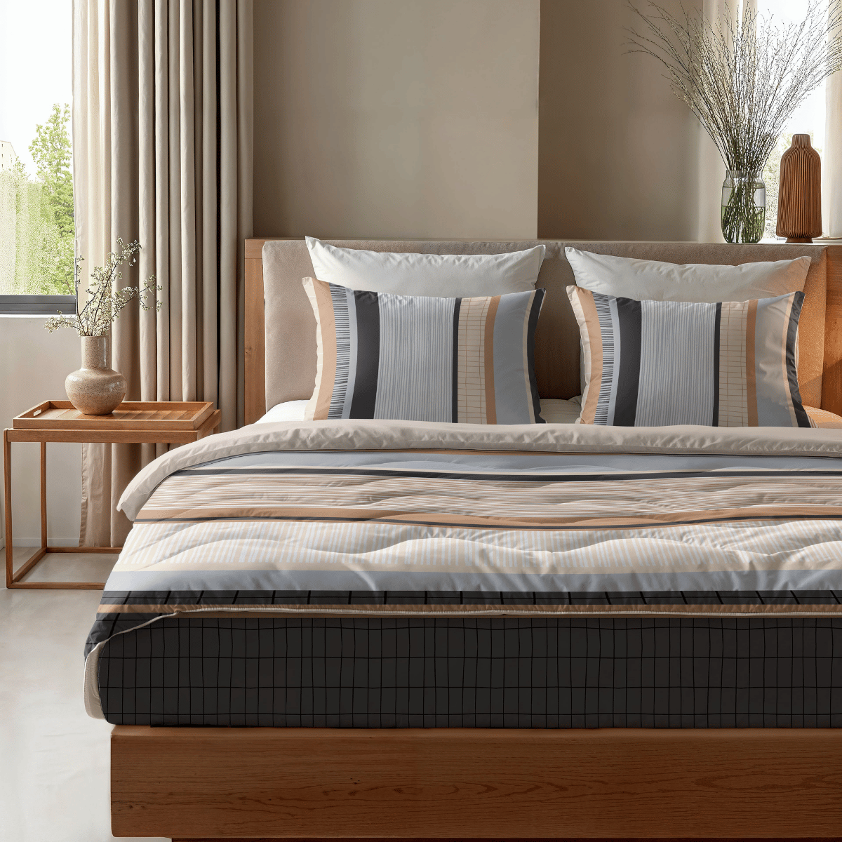 Zelesta Royalbed - Blue Stripes