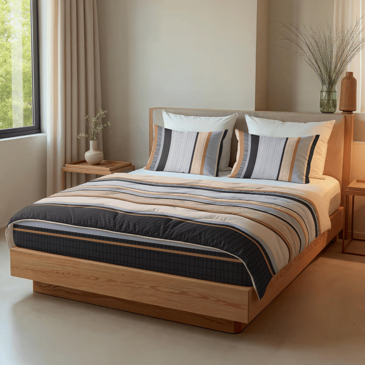 Zelesta Royalbed - Blue Stripes