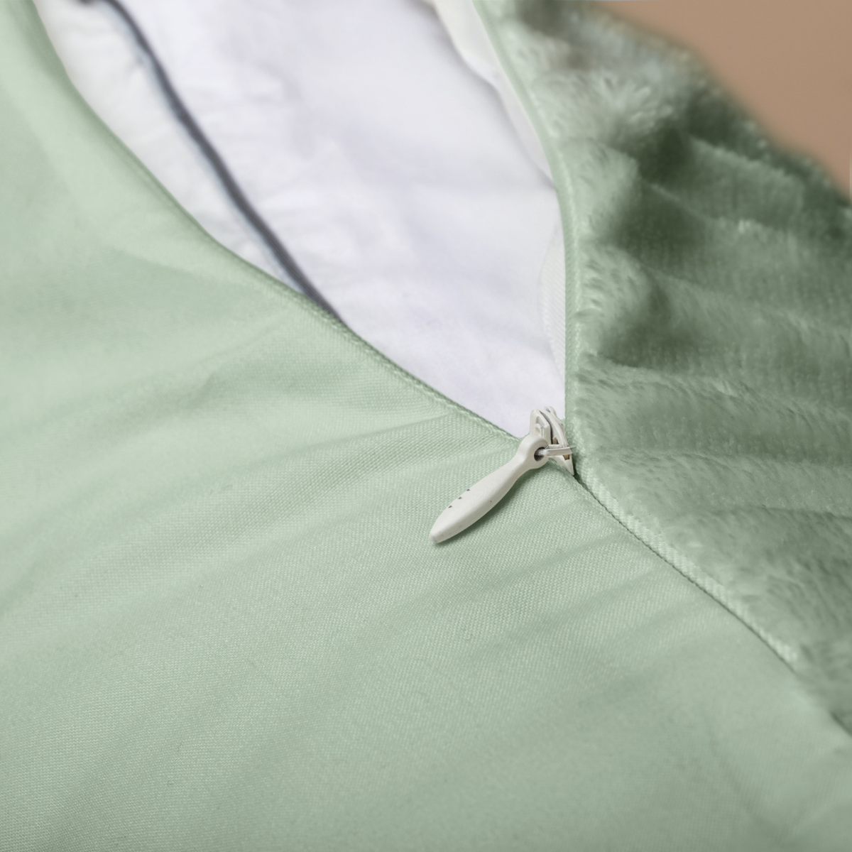 Zelesta Teddy Groovebed Kussensloop Set van 2 - Green