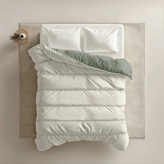 Zelesta Royalbed Light - Green & Cream