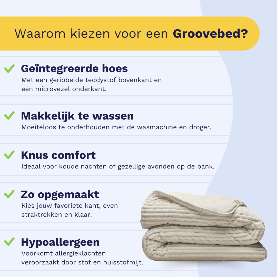 Zelesta Teddy Groovebed - Off White