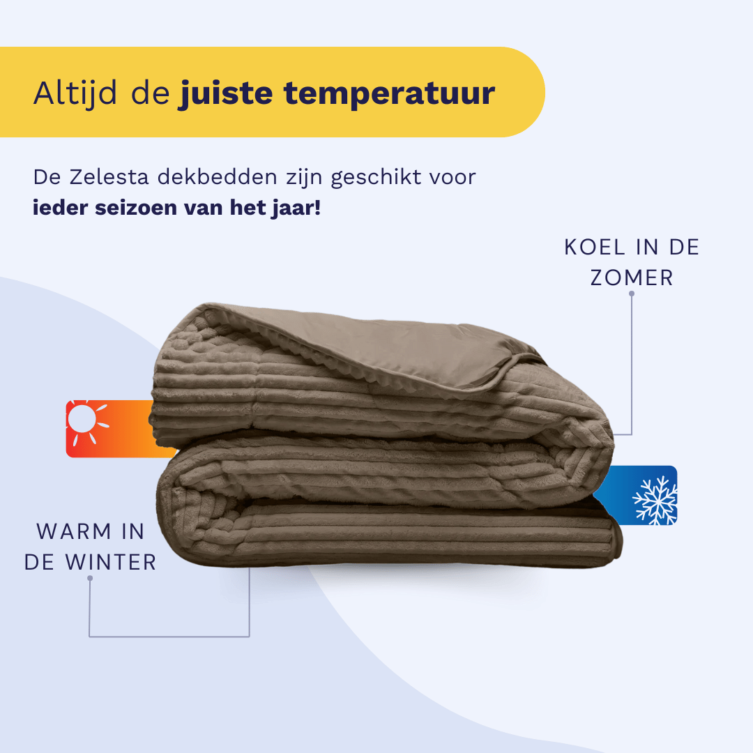 Zelesta Teddy Groovebed - Taupe