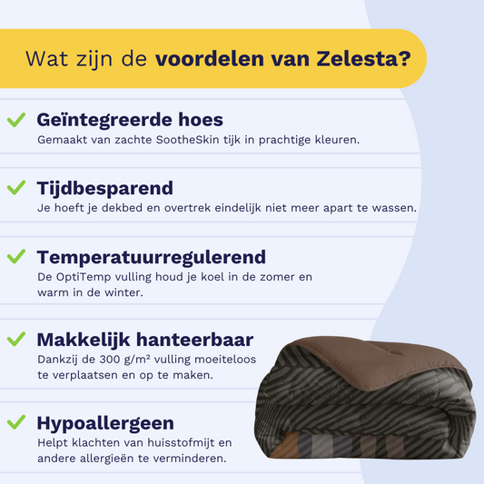 Zelesta Royalbed - Brown Stripes