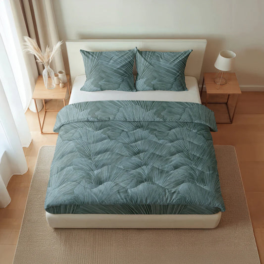 Zelesta Pure Design Cotton Duvet - Botanical Green