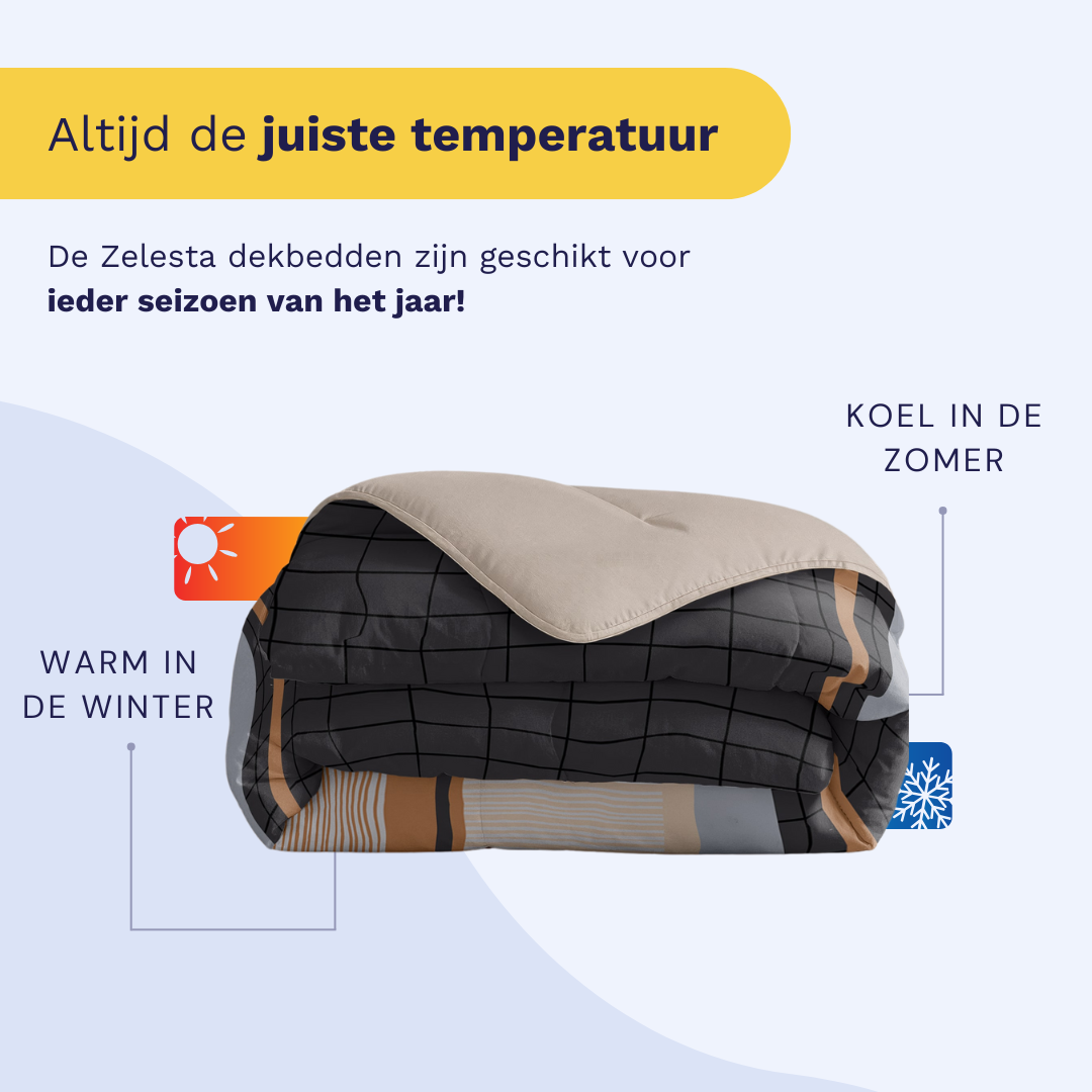 Zelesta Royalbed - Blue Stripes