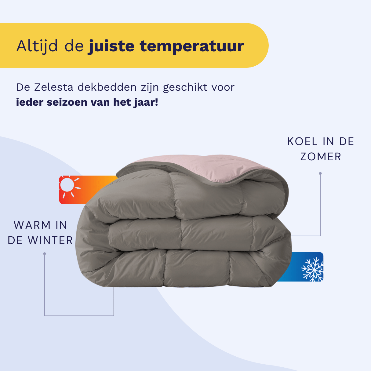 Zelesta Royalbed - Pastel Pink & Tender Grey