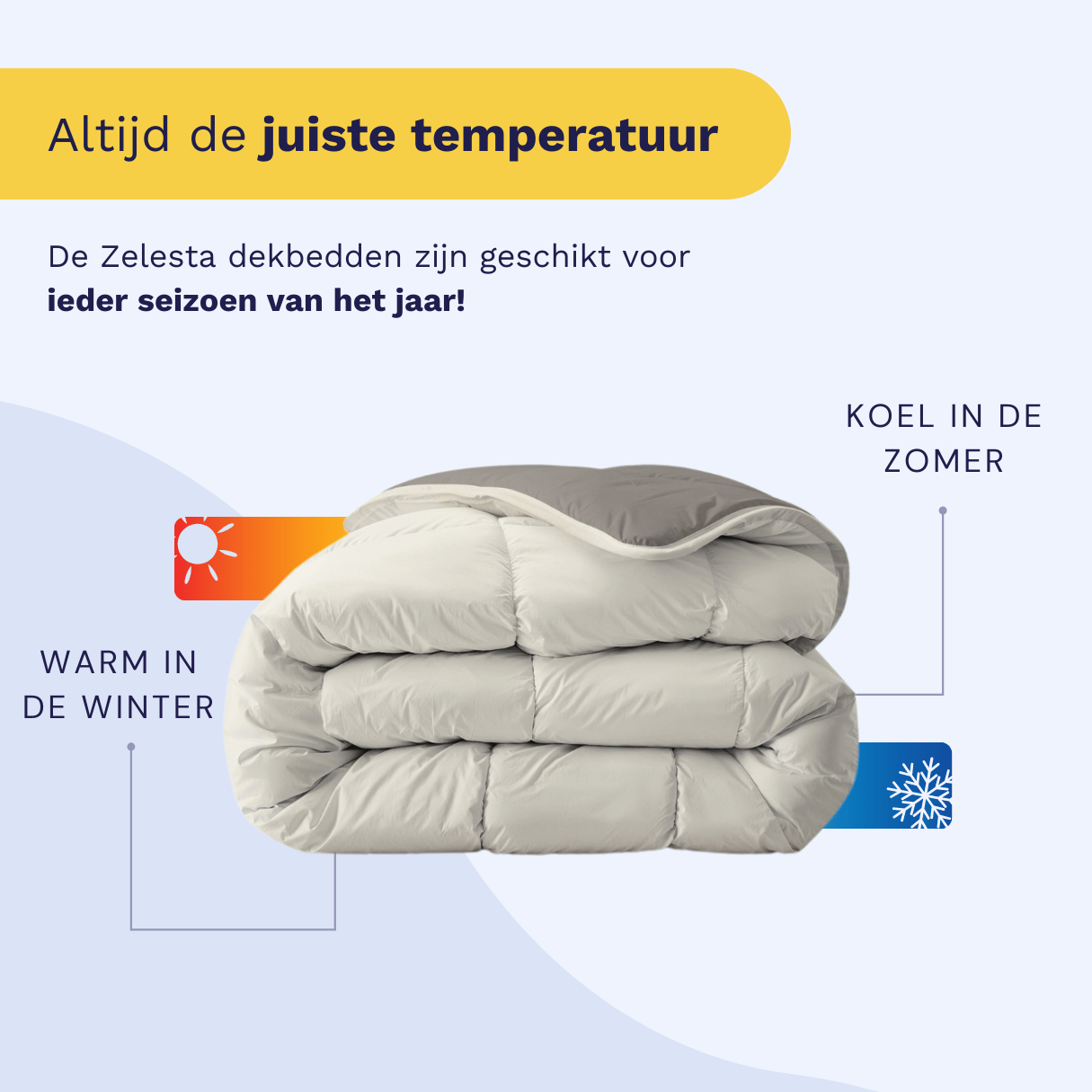 Zelesta Royalbed - Tender Grey & Cream