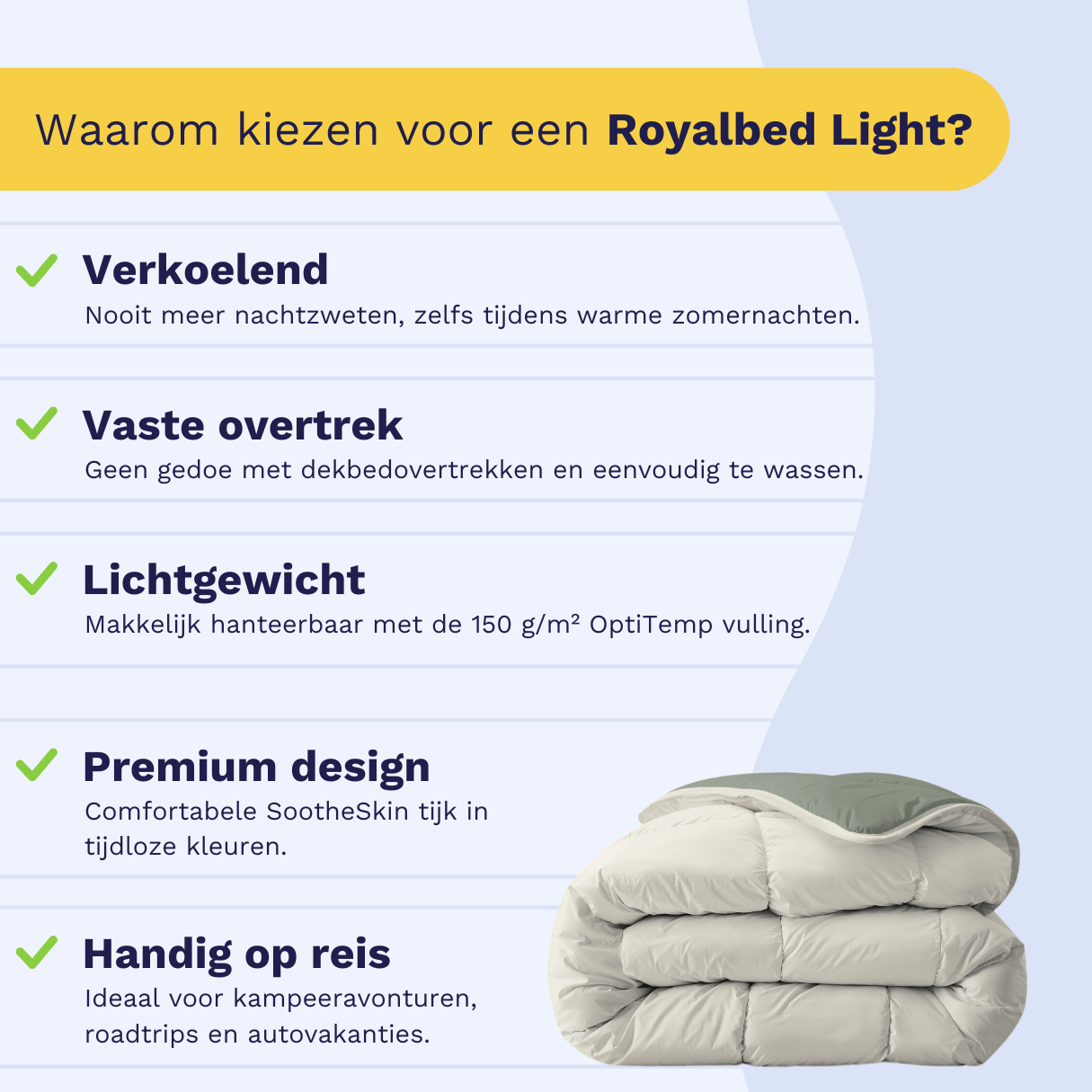 Zelesta Royalbed Light - Green & Cream