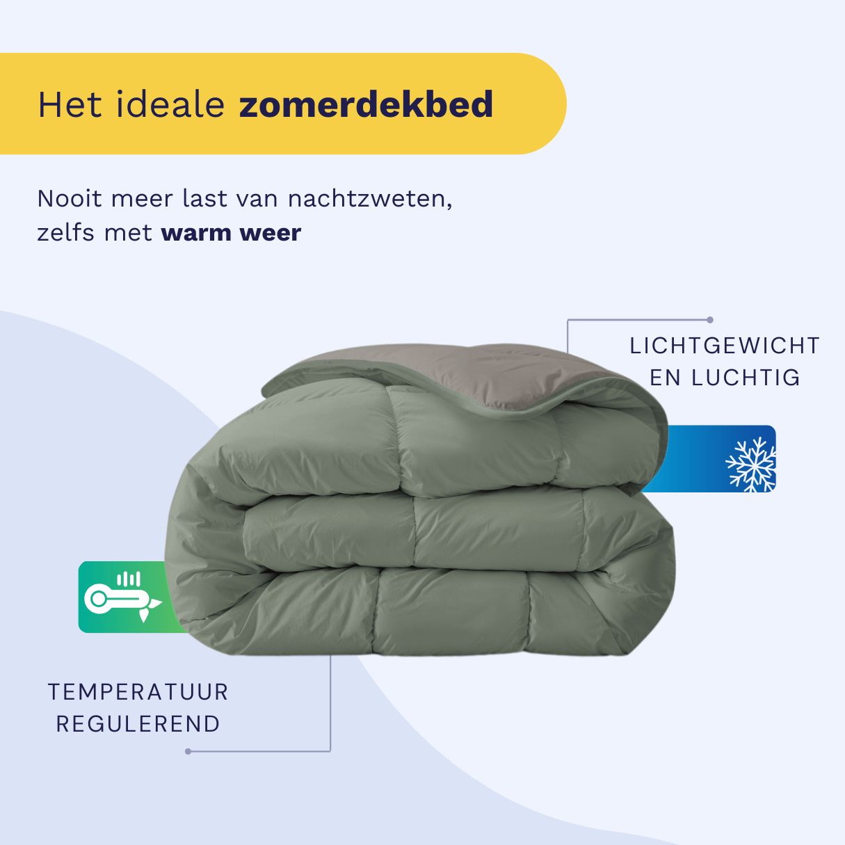 Zelesta Royalbed Light - Tender Grey & Pastel Green