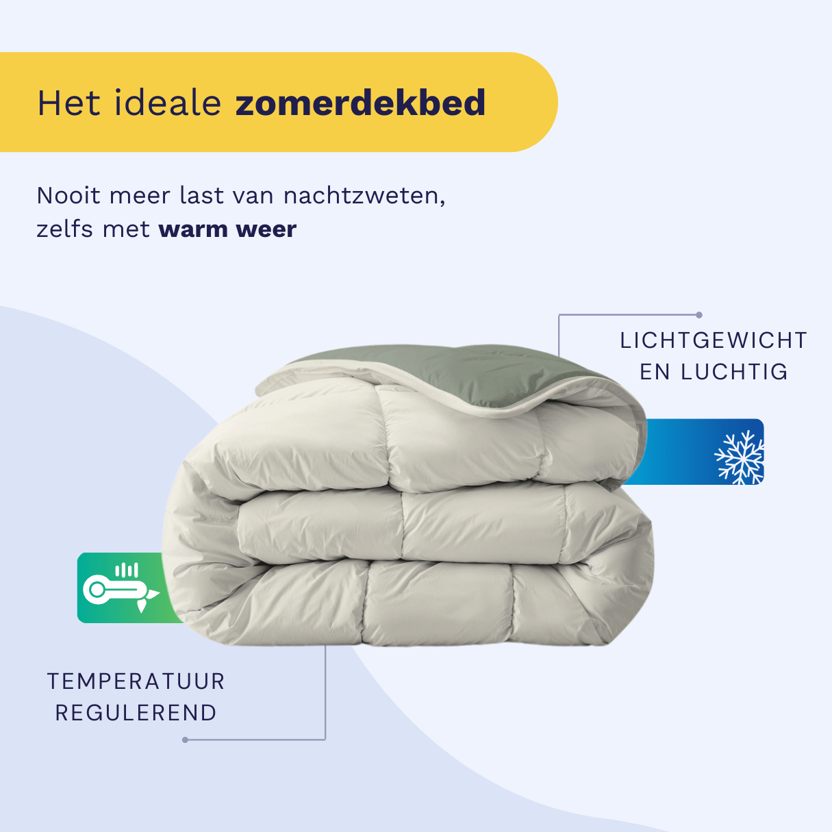 Zelesta Royalbed Light - Green & Cream