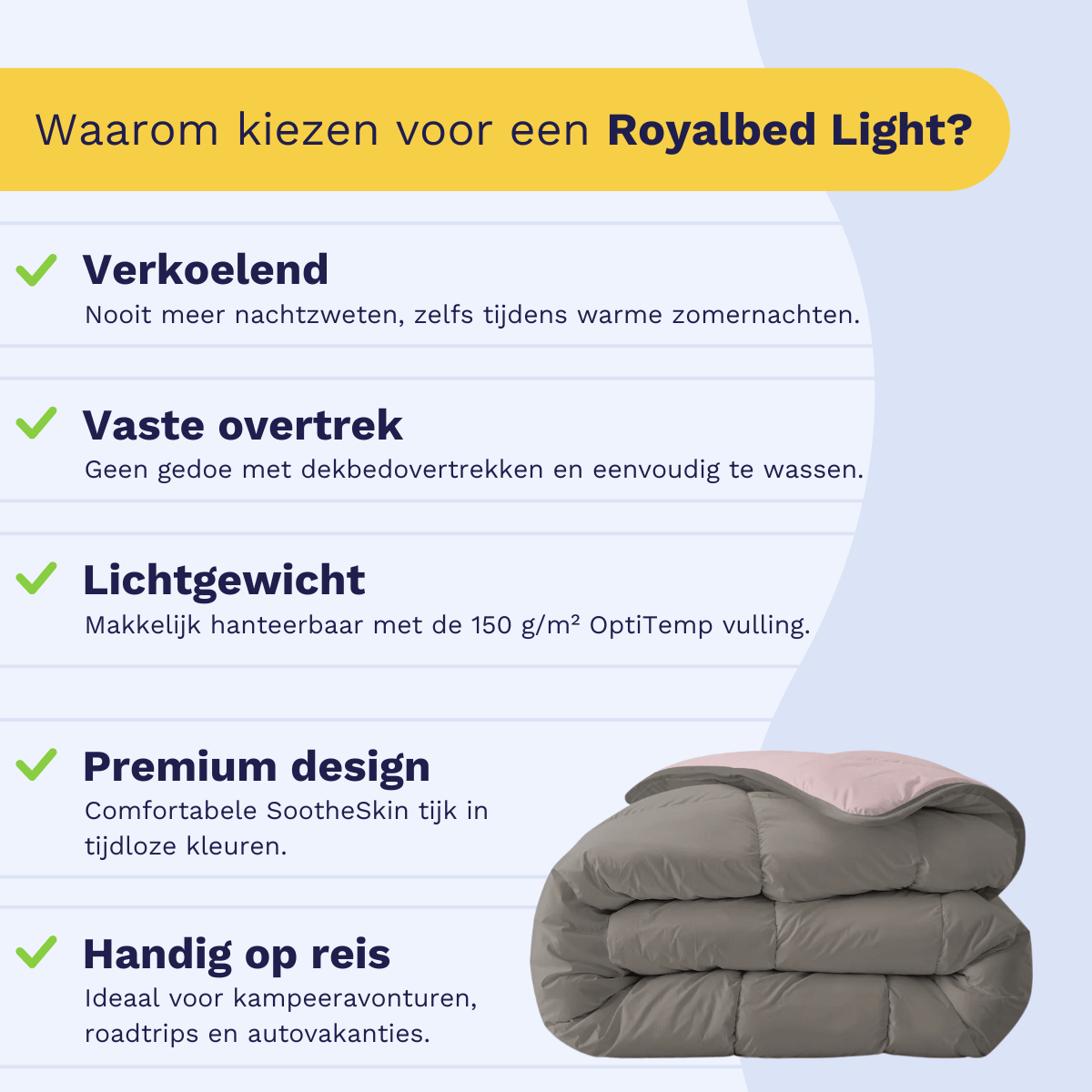 Zelesta Royalbed Light - Pastel Pink & Tender Grey