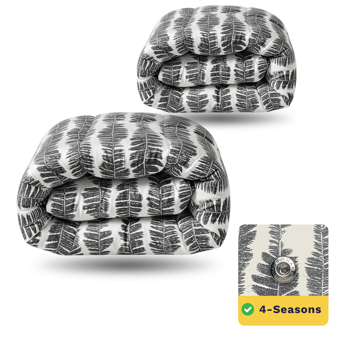 Zelesta Wonderbed 4 Seasons Double -  Savanna Feather