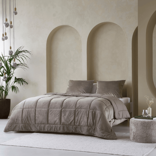 Sfeerbeeld van Zelesta Velvetbed - Taupe